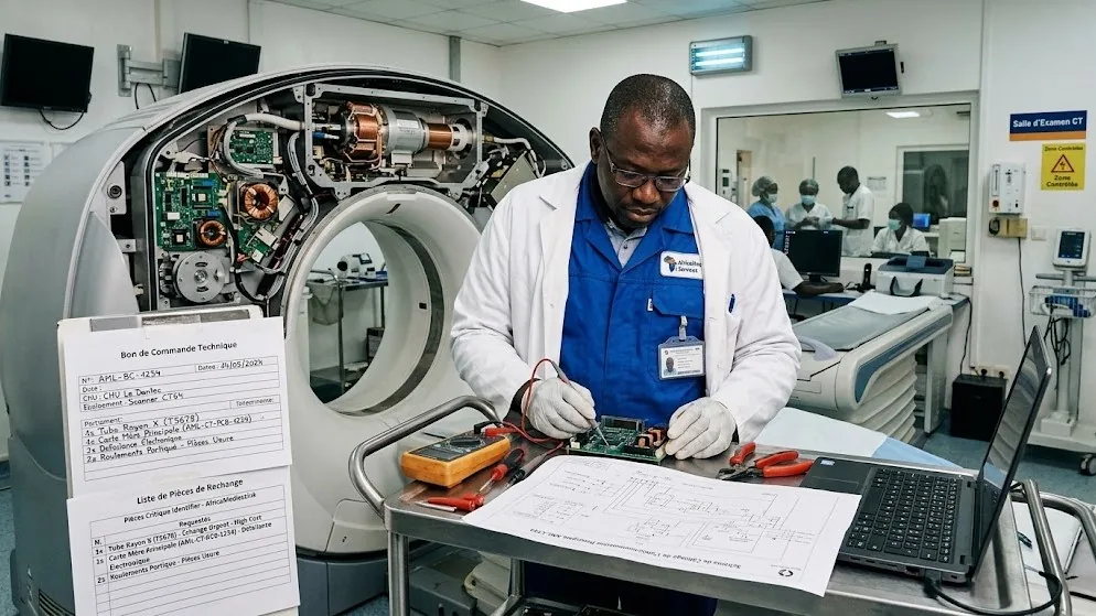 Maintenance d'équipements médicaux